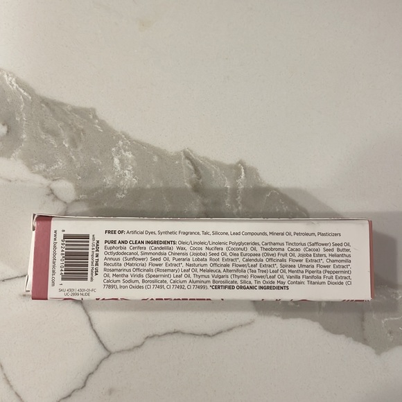 🌸5/$25🌸 Babo Botanicals nutri-shine hydrating lip luminizer in nude pearl - Picture 2 of 2